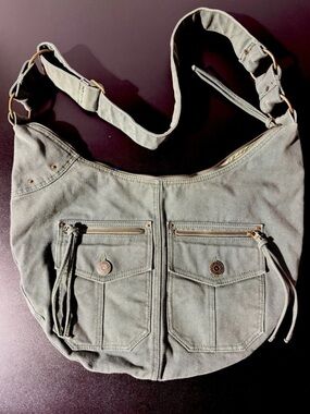unisex cotton shoulder hobo bag from GAP